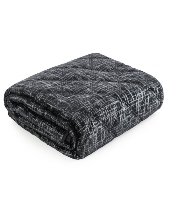 Narzuta velvet 200x220 Blink 6 czarna Eurofirany