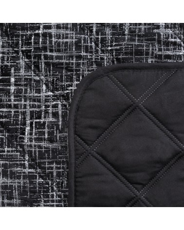Narzuta velvet 200x220 Blink 6 czarna Eurofirany