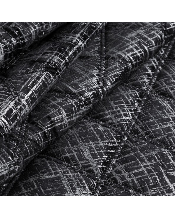 Narzuta velvet 200x220 Blink 6 czarna Eurofirany