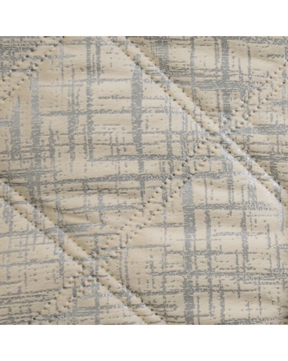 Narzuta velvet 220x240 Blink 6 kremowa Eurofirany
