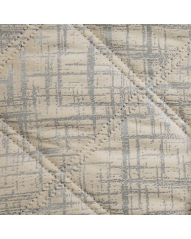 Narzuta velvet 220x240 Blink 6 kremowa Eurofirany