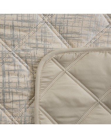 Narzuta velvet 220x240 Blink 6 kremowa Eurofirany