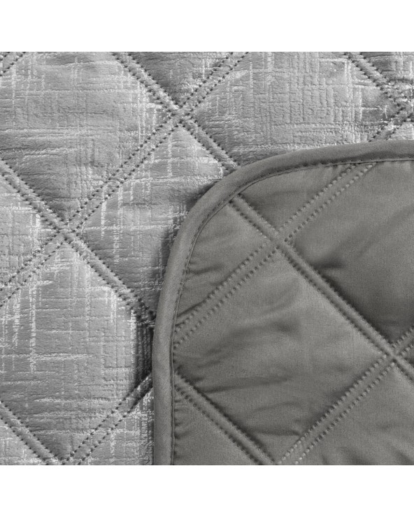 Narzuta velvet 200x220 Blink 6 srebrna Eurofirany