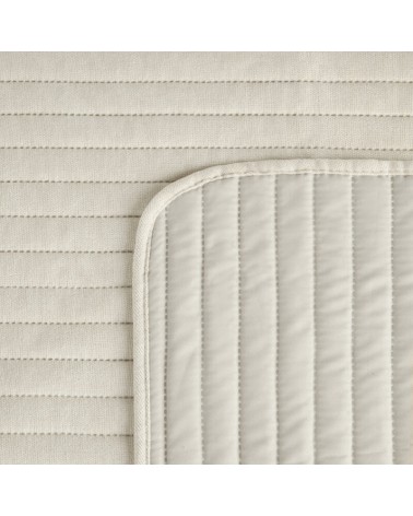 Narzuta velvet 220x240 Glori kremowa Eurofirany