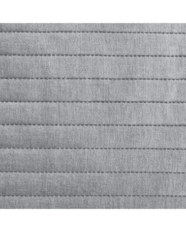 Narzuta velvet 170x210 Glori srebrna Eurofirany