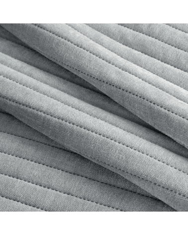 Narzuta velvet 170x210 Glori srebrna Eurofirany