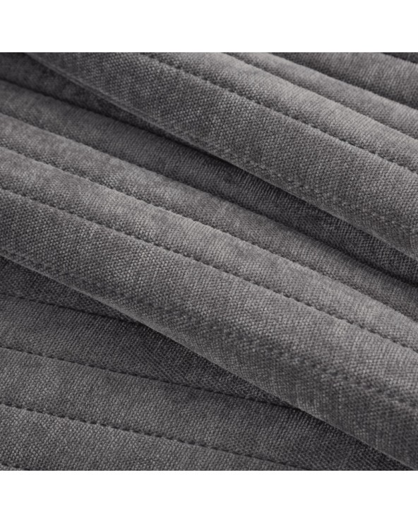 Narzuta velvet 220x240 Glori stalowa Eurofirany