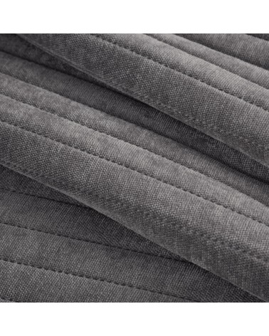 Narzuta velvet 220x240 Glori stalowa Eurofirany