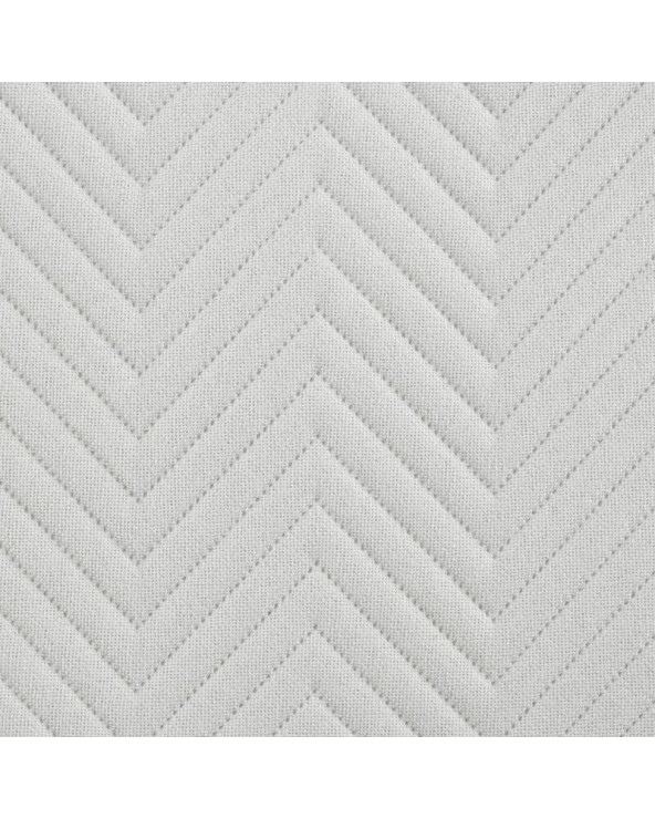 Narzuta mikrofibra 170x210 Len 3 biała Eurofirany