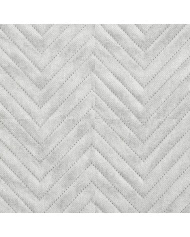 Narzuta mikrofibra 200x220 Len 3 biała Eurofirany