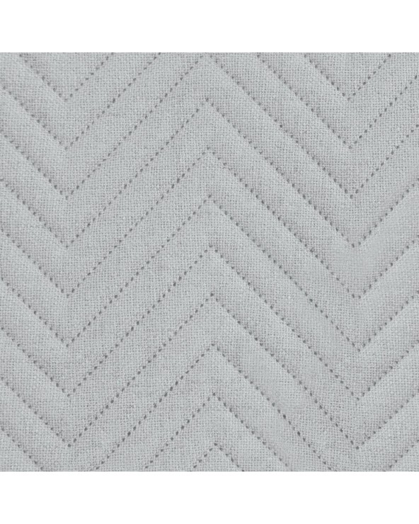 Narzuta mikrofibra 200x220 Len 3 srebrna Eurofirany