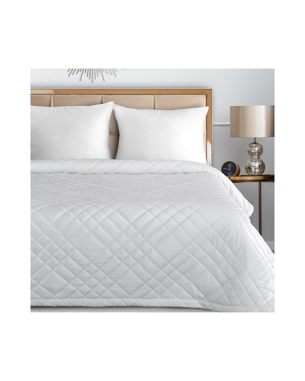 Narzuta velvet 220x240 Ria 6 biała Eurofirany