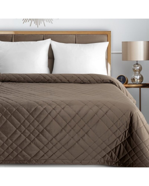Narzuta velvet 170x210 Ria 6 brązowa Eurofirany
