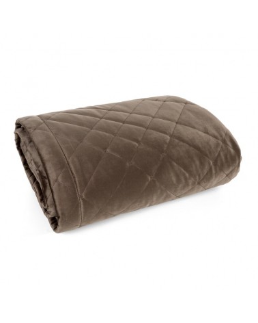 Narzuta velvet 220x240 Ria 6 brązowa Eurofirany