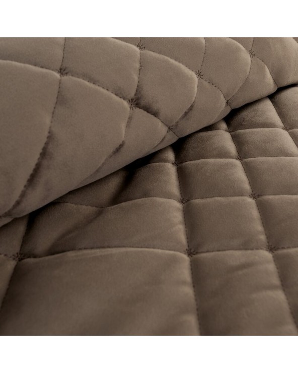Narzuta velvet 200x220 Ria 6 brązowa Eurofirany