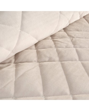 Narzuta velvet 220x240 Ria 6 kremowa Eurofirany