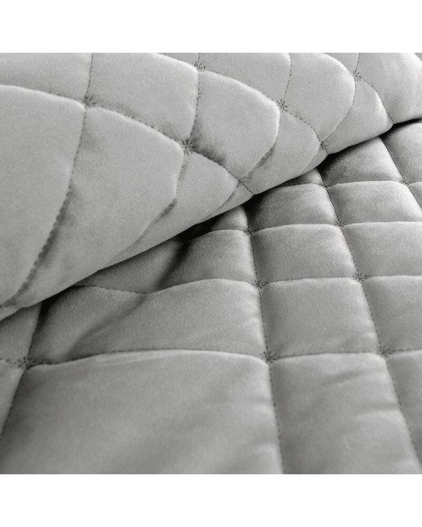 Narzuta velvet 200x220 Ria 6 srebrna Eurofirany