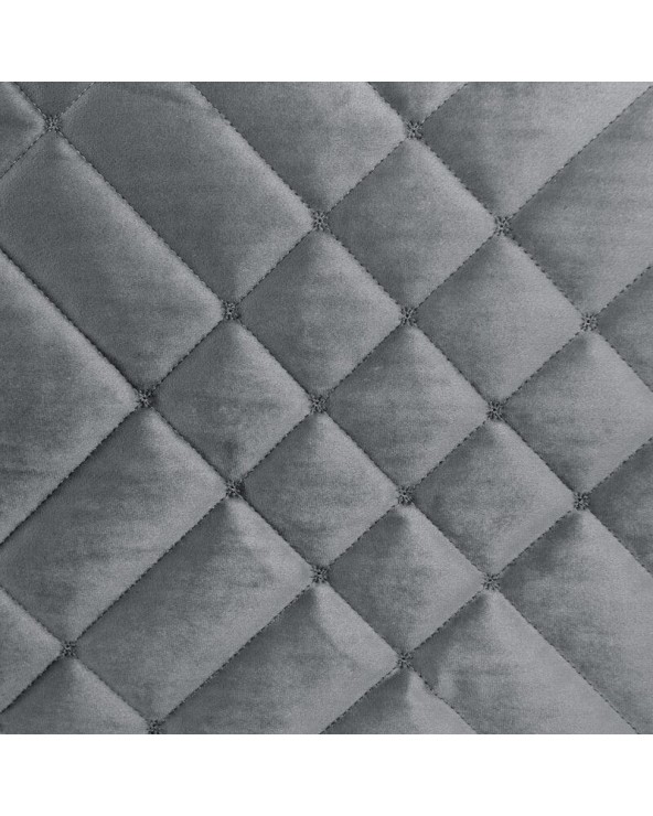 Narzuta velvet 220x240 Ria 6 stalowa Eurofirany