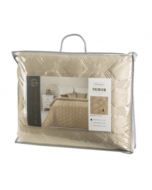 Narzuta velvet 200x220 Sofia 5 beżowa Eurofirany