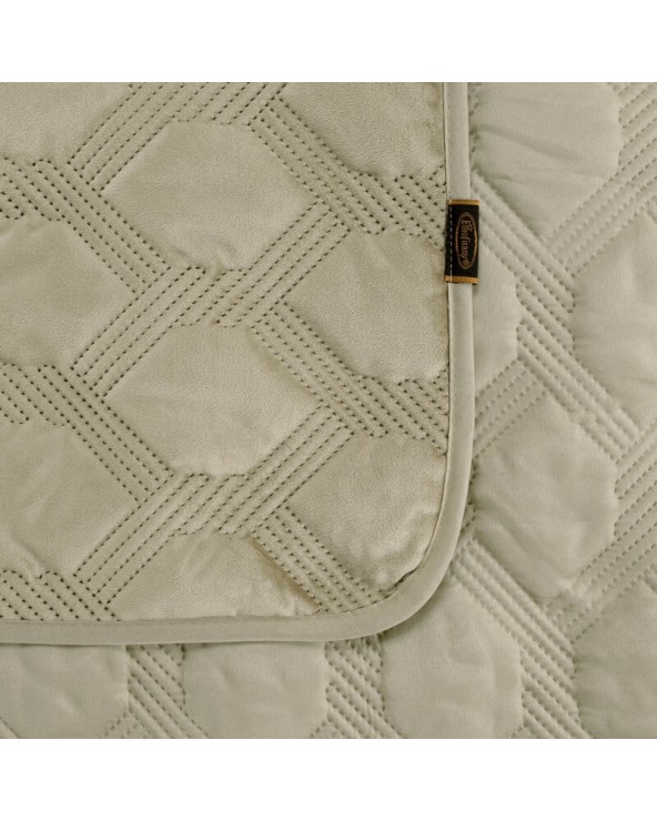 Narzuta velvet 200x220 Sofia 5 beżowa Eurofirany
