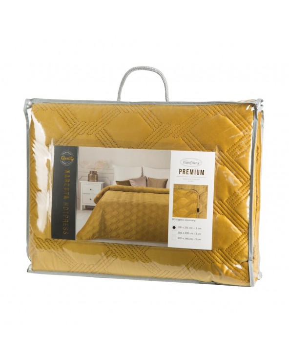 Narzuta velvet 170x210 Sofia 5 miodowa Eurofirany