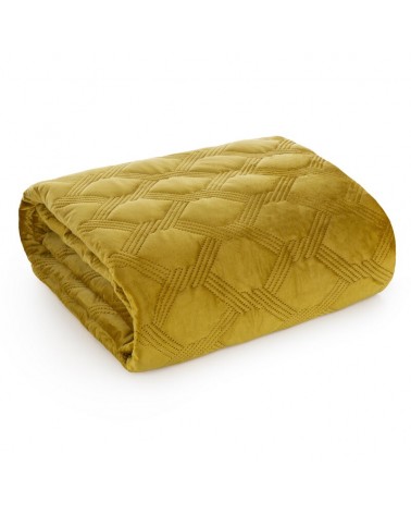 Narzuta velvet 170x210 Sofia 5 miodowa Eurofirany