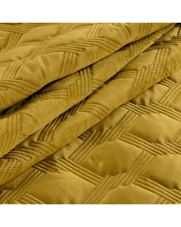 Narzuta velvet 170x210 Sofia 5 miodowa Eurofirany