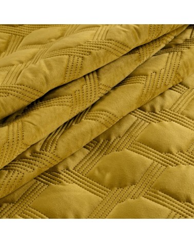 Narzuta velvet 200x220 Sofia 5 miodowa Eurofirany