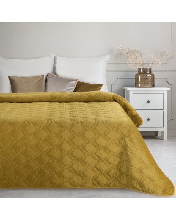 Narzuta velvet 220x240 Sofia 5 miodowa Eurofirany