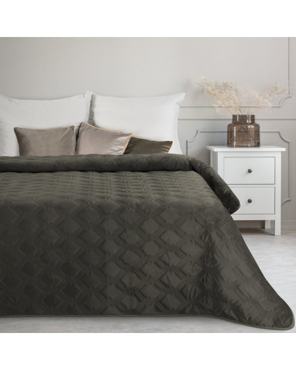 Narzuta velvet 170x210 Sofia 5 stalowa Eurofirany