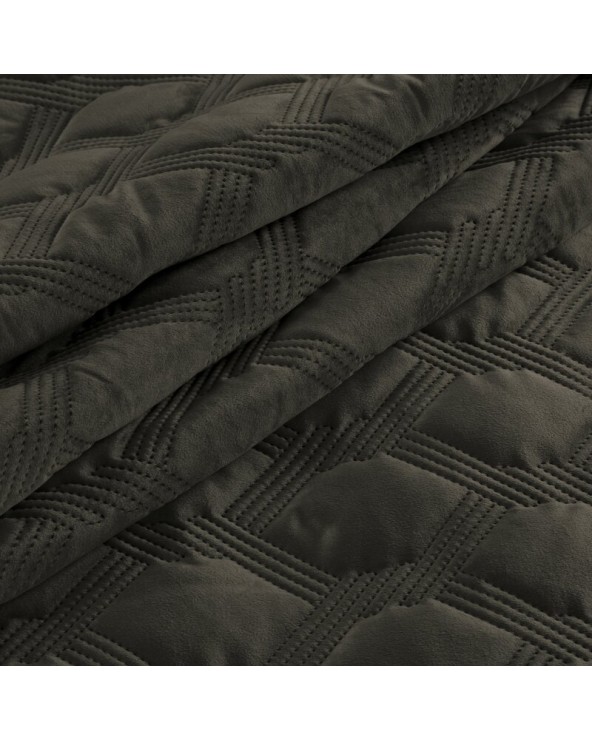 Narzuta velvet 170x210 Sofia 5 stalowa Eurofirany