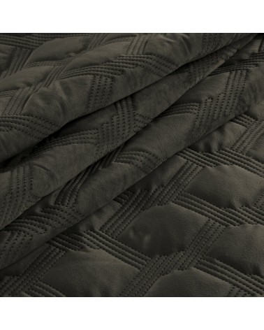 Narzuta velvet 200x220 Sofia 5 stalowa Eurofirany