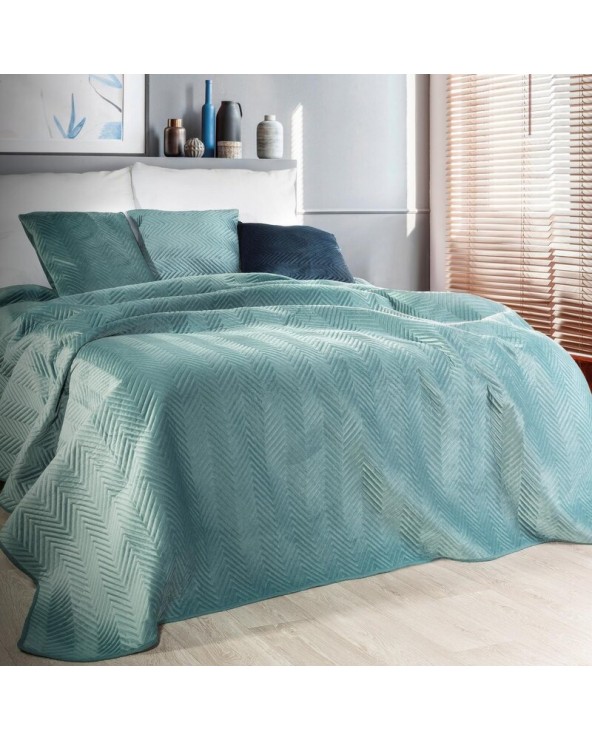Narzuta velvet 170x210 Sofia 5 miętowa Eurofirany