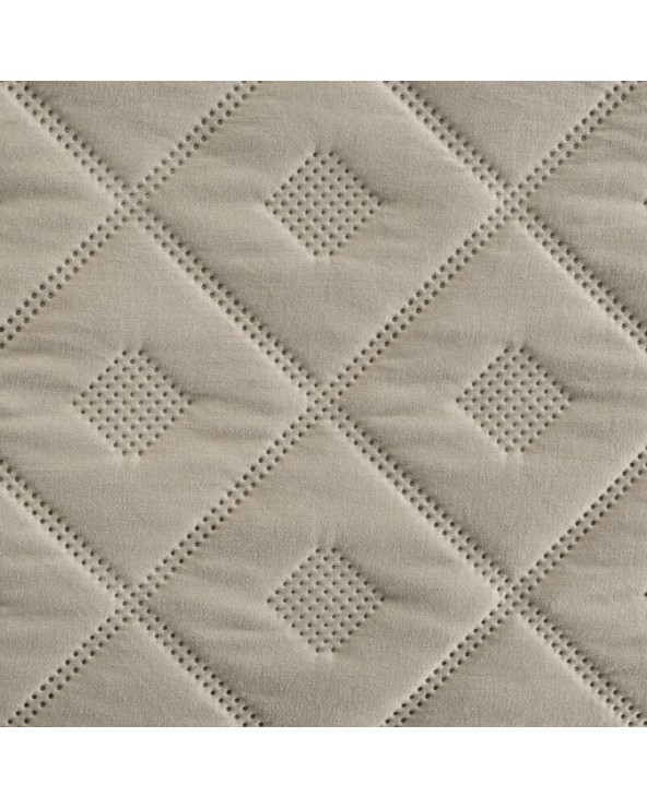 Narzuta mirkofibra 200x220 Alara 6 ciemnobeżowa Eurofirany