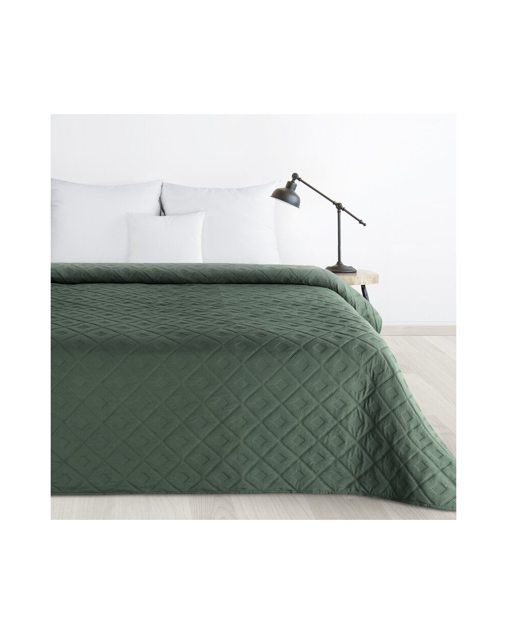 Narzuta mirkofibra 200x220 Alara 6 zielona Eurofirany