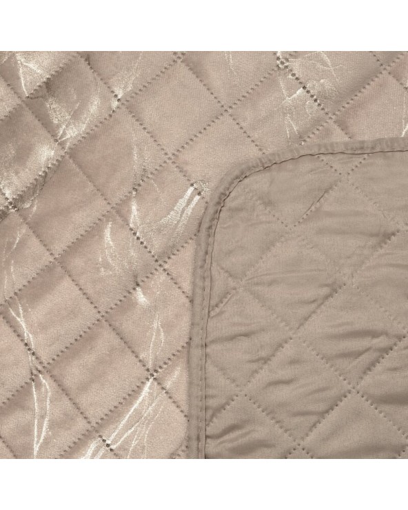 Narzuta velvet 170x210 Luiz 6 beżowa/złota Eurofirany