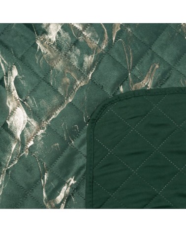 Narzuta velvet 170x210 Luiz 6 ciemnozielona/złota Eurofirany