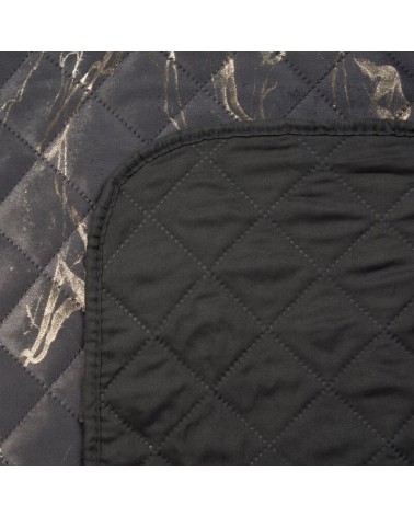 Narzuta velvet 170x210 Luiz 6 stalowa/złota Eurofirany