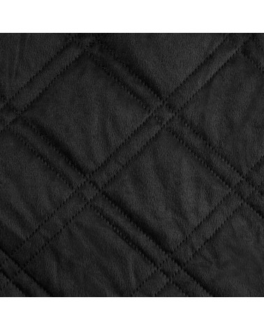 Narzuta velvet 170x210 Luiz 8 czarna Eurofirany
