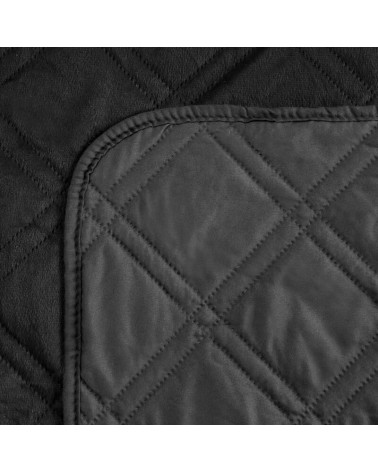 Narzuta velvet 200x220 Luiz 8 czarna Eurofirany
