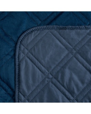 Narzuta velvet 200x220 Luiz 8 granatowa Eurofirany