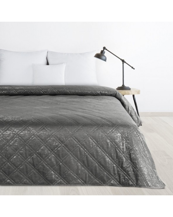 Narzuta velvet 220x240 Luiz Blink stalowa Eurofirany