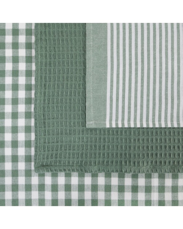 Komplet ściereczek kuchennych 50x70 x3 szt Lucy zielony Eurofirany