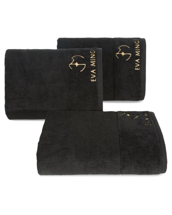 Ręcznik bawełna 70x140 Gaja czarny Eurofirany