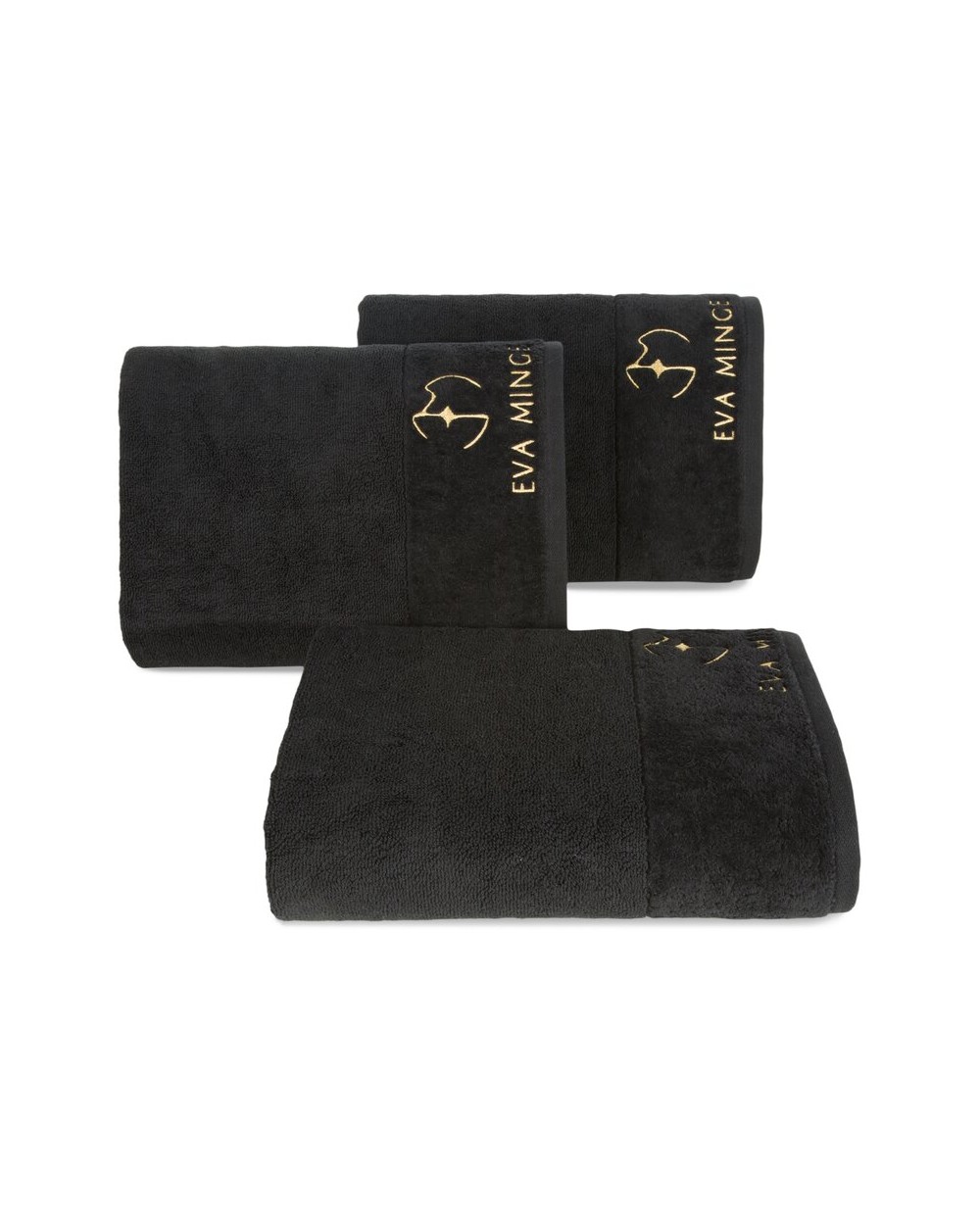 Ręcznik bawełna 70x140 Gaja czarny Eurofirany