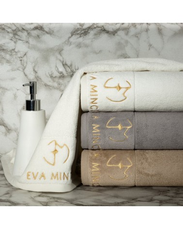 Ręcznik bawełna 70x140 Gaja czarny Eurofirany