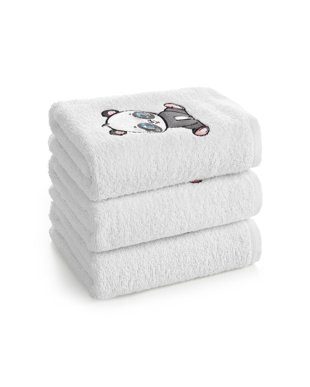 Okrycie kąpielowe bawełniane 100x100 Baby 73 białe Eurofirany