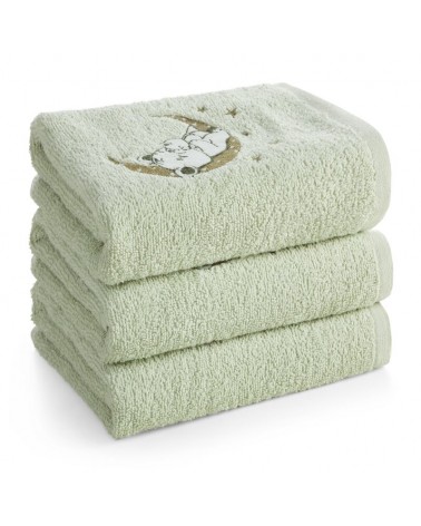 Ponczo dziecięce kąpielowe z kapturkiem 60x120 Baby 74 miętowe Eurofirany