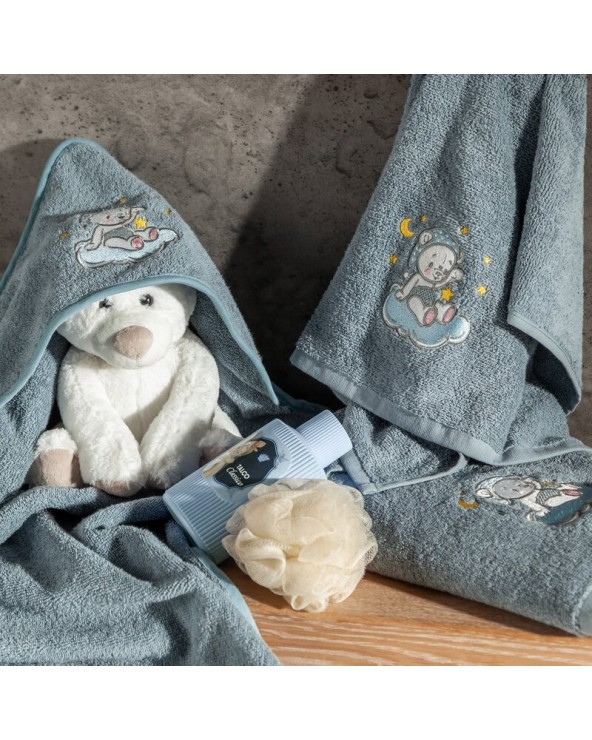 Ręcznik bawełna 70x140 Baby 75 niebieski Eurofirany