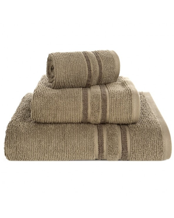 Ręcznik bawełna 70x140 Dina ciemnobeżowy Eurofirany